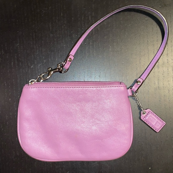 Coach Bags | Vintage Purple Leather Wristlet - Picture 3 of 5